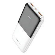 Внешний аккумулятор Borofone BJ36 22.5W+PD20W 10000mAh Type-C/2USB/Type-C (white)
