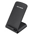 ЗУ Сетевое Беспроводное - Wireless charging stend (подставка)+ micro USB (black) (black)