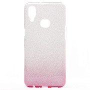 Чехол-накладка - SC097 Gradient для "Samsung SM-A107 Galaxy A10s" (pink/silver)