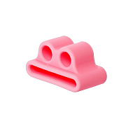 Держатель - силиконовый для наушников "Apple AirPods" (pink) 