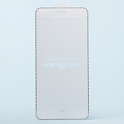 Защитное стекло Full Screen - для "Apple iPhone 7 Plus/iPhone 8 Plus" Diamond (white/gold) (white)