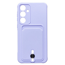 Чехол-накладка - SC304 с картхолдером для "Samsung Galaxy A55" (light violet) (228729)