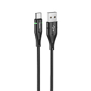 Кабель USB - Type-C Hoco U93 18W 120см 3A  (black)