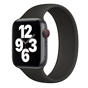 Ремешок - ApW15 монобраслет Apple Watch 38/40/41 mm силикон (black)