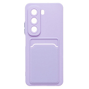 Чехол-накладка - SC337 с картхолдером для "Infinix Hot 50 4G" (light violet) (237579)