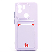 Чехол-накладка - SC315 с картхолдером для "Xiaomi Redmi A1+" (light violet) (214505)