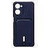 Чехол-накладка - SC304 с картхолдером для "OPPO realme 10 4G" (dark blue)