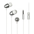Проводные наушники с микрофоном внутриканальные Dialog EP-F55 Jack 3,5  (silver)