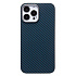 Чехол-накладка Cellis SM009 POSH KEVLAR SafeMag для "Apple iPhone 13 Pro Max" (blue)