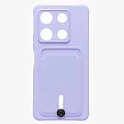 Чехол-накладка - SC304 с картхолдером для "Infinix Note 30 Pro" (light violet) (228183)