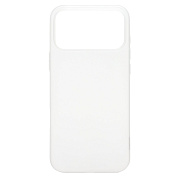 Чехол-накладка - PC091 для "Apple iPhone 17 Pro Max/18 Pro Max" (transparent/white)