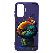 Чехол-накладка - SC335 для "Samsung Galaxy A15 5G"  (кот) (violet) (232899)