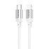 Кабель Type-C - Apple lightning Borofone BX108 PD 27W 100см 3A  (white)