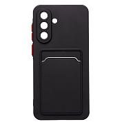 Чехол-накладка - SC337 с картхолдером для "Samsung Galaxy A56 5G" (black) (239427)