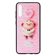 Чехол-накладка - SC150 для "Samsung SM-A705 Galaxy A70" (007) (pink)