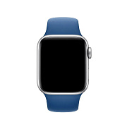 Ремешок - ApW Sport Band Apple Watch 42/44/45/49 mm силикон на кнопке (L) (blue)