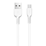 Кабель USB - micro USB Hoco X20 Forest Mystery 12W 300см 2,4A  (white)