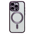 Чехол-накладка - SM027 SafeMag для "Apple iPhone 15 Pro" (dark violet)