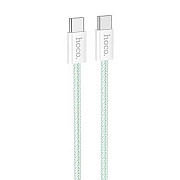 Кабель Type-C - Type-C Hoco X104 Source PD 60W 100см 3A  (green)