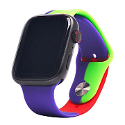 Ремешок - ApW Apple Watch 38/40/41 mm силикон (016) (multicolor)