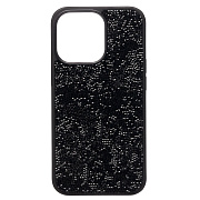 Чехол-накладка - PC071 POSH SHINE для "Apple iPhone 13 Pro" россыпь кристаллов (black)