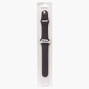 Ремешок - ApW Sport Band Apple Watch 38/40/41 mm силикон на кнопке (L) (choco)