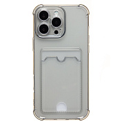 Чехол-накладка - SC276 c картхолдером для "Apple iPhone 16 Pro Max" (black)
