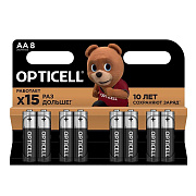 Батарейка AA OPTICELL LR6 Basic (8-BL) (8/96)