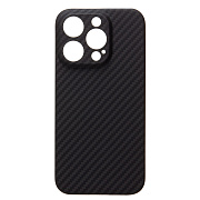 Чехол-накладка Cellis SM009 POSH KEVLAR (закрытая камера) SafeMag для "Apple iPhone 15 Pro" (black)