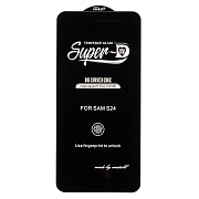 Защитное стекло Full Screen Activ SUPER 3D с отпечатком пальца для "Samsung Galaxy S24" (black) (238749)