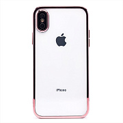 Чехол-накладка - PC073 с закрытой камерой для "Apple iPhone X/iPhone XS" (rose gold) (213865)