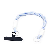 Шнурок - на руку плетеный (blue/white)