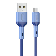 Кабель USB - micro USB Hoco X65 Prime 12W 100см 2,4A  (blue)