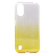 Чехол-накладка - SC097 Gradient для "Samsung SM-A015 Galaxy A01" (yellow/silver) (yellow)