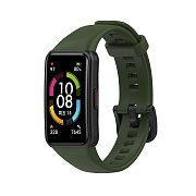 Ремешок - Honor Band 6 силикон на кнопке (green)