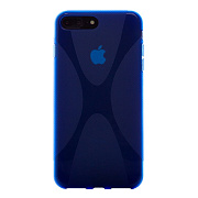 Чехол-накладка - X-case для "Apple iPhone 7 Plus/iPhone 8 Plus" (blue)