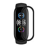 Защитная пленка TPU - Polymer nano для "Xiaomi Mi Band 6" матовая (black) прозрачный