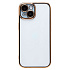 Чехол-накладка - PC073 с закрытой камерой для "Apple iPhone 15" (yellow)
