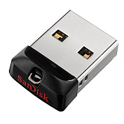 Флэш накопитель USB 64 Гб SanDisk Cruzer Fit (black)