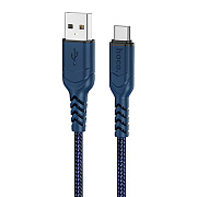Кабель USB - Type-C Hoco X59 Victory PD 18W 100см 3A  (blue)