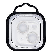 Защитное стекло для камеры - CG06 для "Apple iPhone 15/15 Plus" (silver)