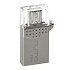 Флэш накопитель USB/MicroUSB 16 Гб Qumo Keeper OTG .. (silver)