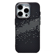 Чехол-накладка Luxo Creative PC  для "Apple iPhone 15 Pro" (136) (black/gray)