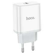 Адаптер Сетевой Hoco C104A Type-C 20W (white)