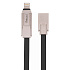Кабель USB - Multi connector Recci RCD-V100 12W 100см 2,4A  (black)