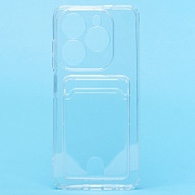 Чехол-накладка - SC276 с картхолдером для "TECNO Spark 20/Spark 20C" (transparent)