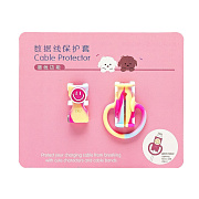 Защита кабеля - smile (pink/yellow) (231999)