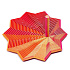 Антистресс игрушки - 3D Пирамида 15см (red/coral)