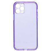 Чехол-накладка - SC344 для "Apple iPhone 12 Pro" (transparent/violet) (232054)