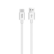 Кабель USB - Type-C Hoco X23 Skilled  100см 2,1A  (white)